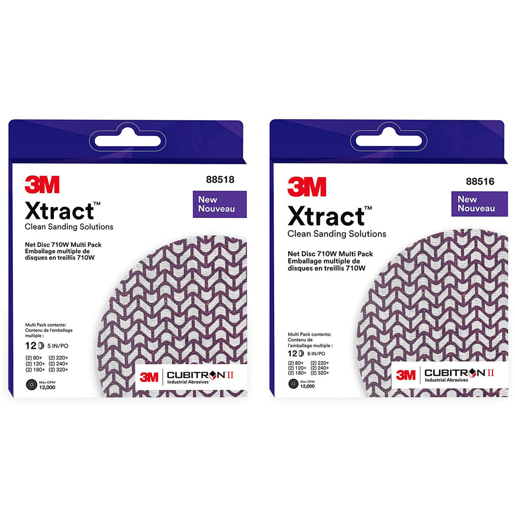 3M Xtract Cubitron II Net Disc 710W,Dust Free Sanding
