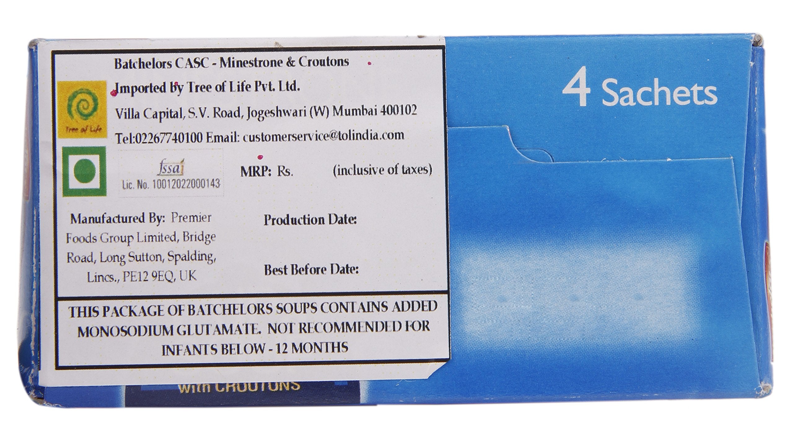 Batchelors - Cup A Soup - Minestrone with Croutons (1 x 94g Box )