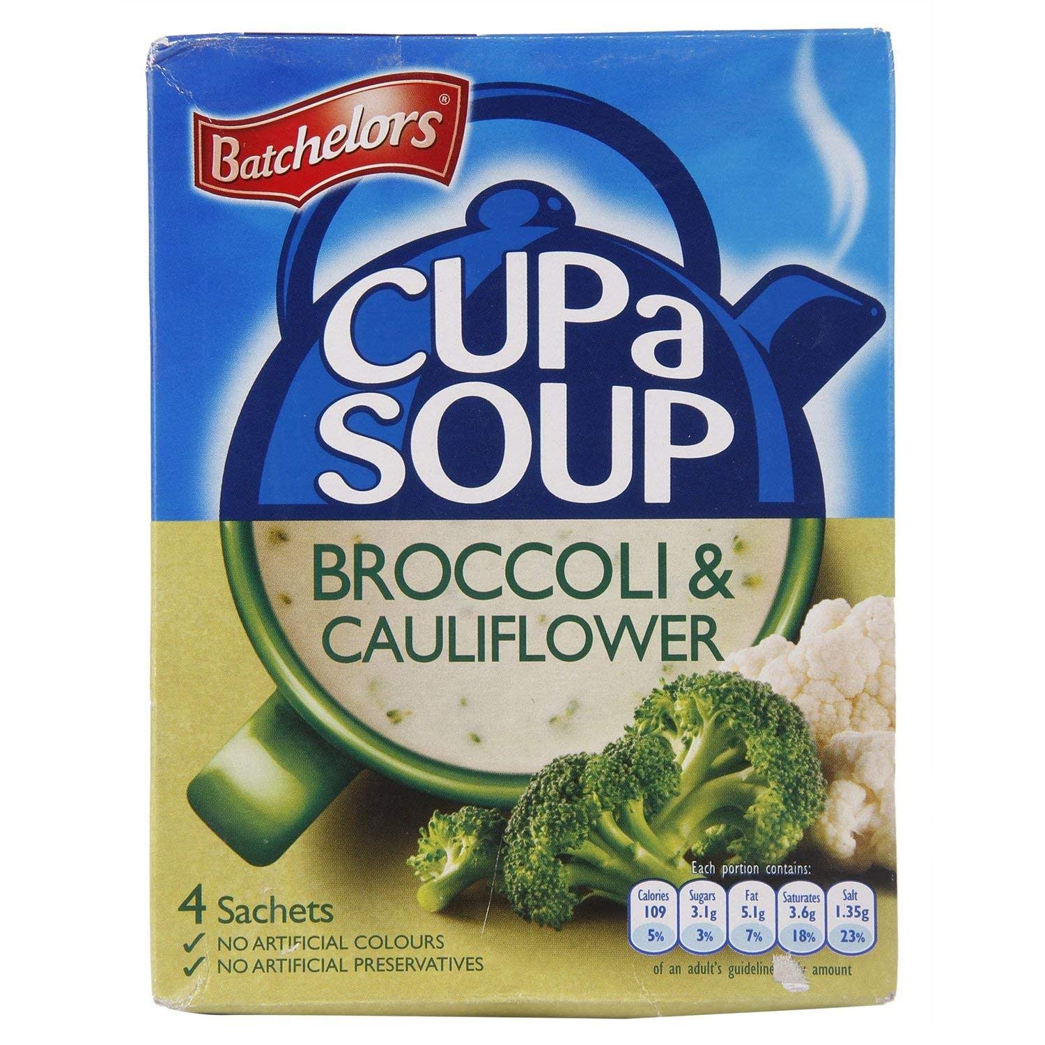Batchelors 1 Cup A Soup, Creamy Cauliflower and Broccoli, 101G