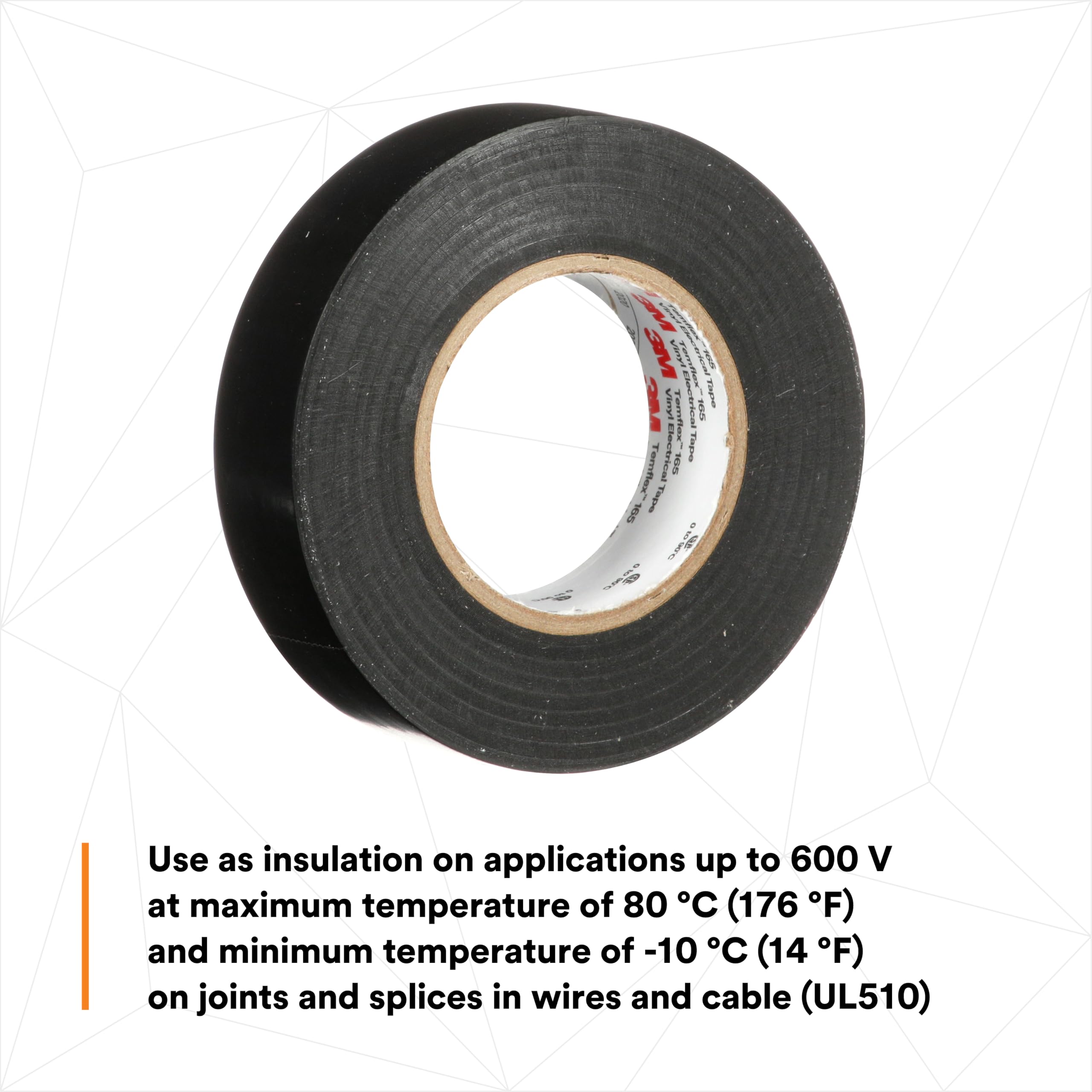 3M Temflex 165, Vinyl Colour Coding Electrical Tape