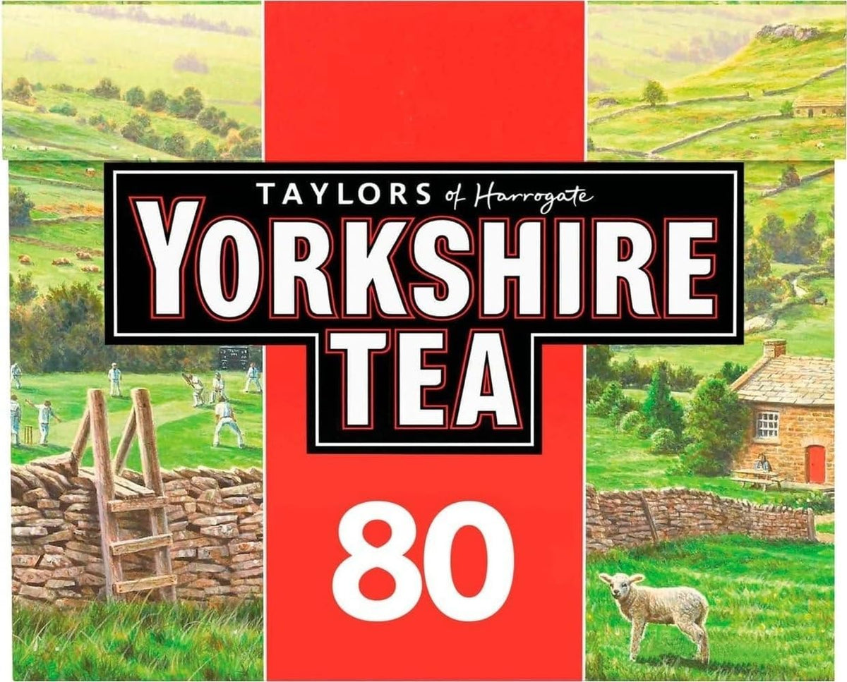 Yorkshire Tea Red 80 Tea Bags 250g