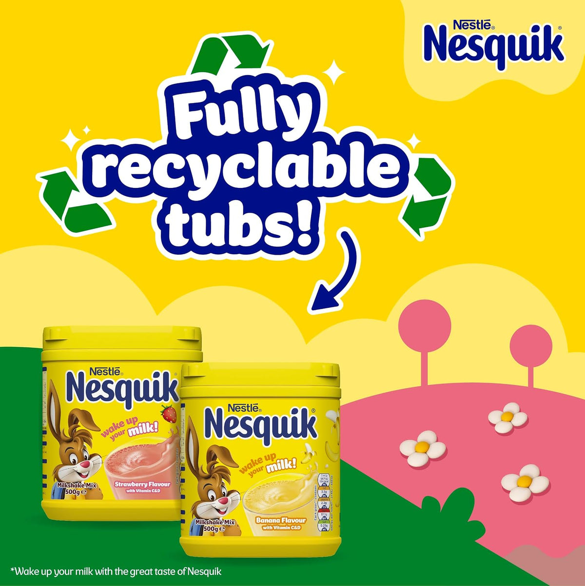 Nesquik Strawberry Flavoured Milkshake Powder