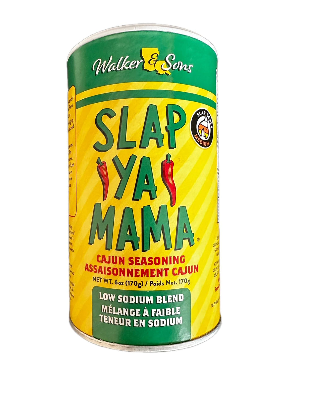 SLAP YA MAMA LOW SODIUM CAJUN SEASONING - 6 OZ.
