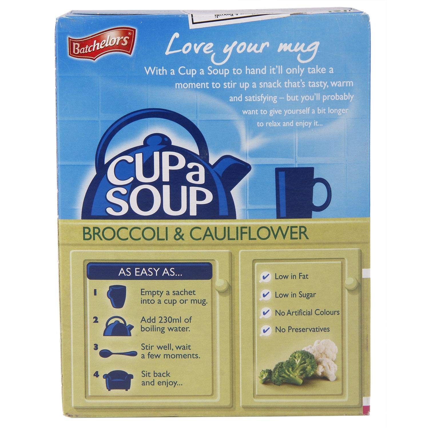 Batchelors 1 Cup A Soup, Creamy Cauliflower and Broccoli, 101G