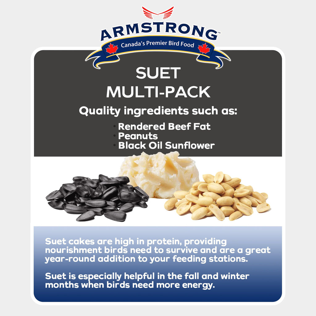 Armstrong Royal Jubilee Variety 3 Pack Suet Cakes 900g, One Size 1 Pack