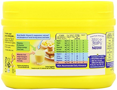 Nestle Nesquik Banana Flavor Milk Shake 300 G (1 box) by nestle